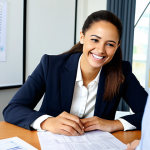 호혜적 교환 시스템의 커뮤니케이션 전략 - Trusted Business Advisor**

A smiling business consultant in a modern office setting, wearing a prof...
