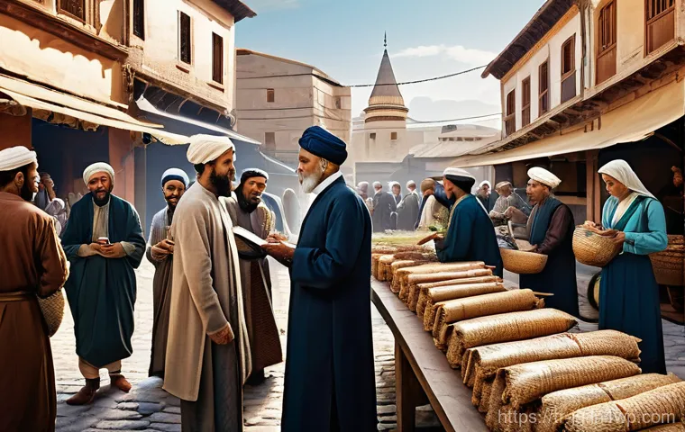 호혜적 교환 시스템의 규제 환경 - **Prompt 1: The Timeless Art of Exchange Across Eras**
"A stunning visual depicting the evolutio...