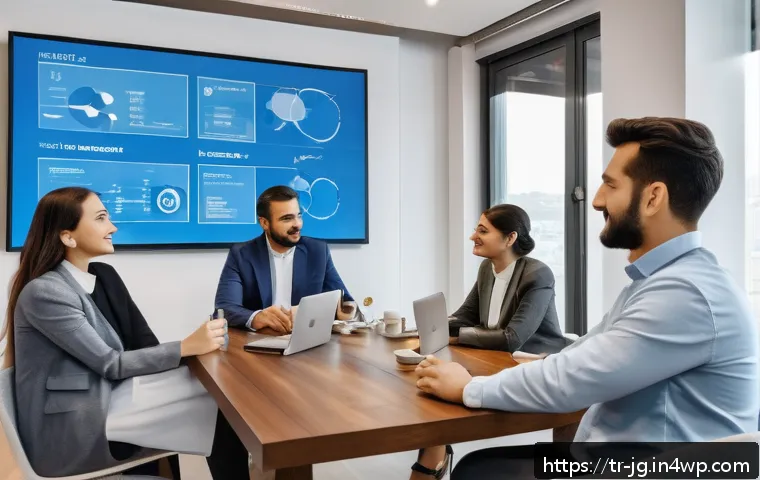 호혜적 교환 시스템의 지속 가능한 운영 원칙 - A professional business meeting scene in a modern Istanbul office, featuring diverse Turkish busines...