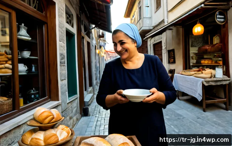 Home 17 호혜적 교환 시스템과 전자상거래 - Photorealistic scene of a Turkish neighborhood craft exchange coordinated through e-commerce, a midd...